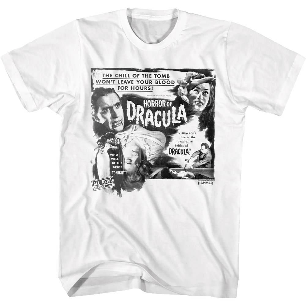 Horror Of Dracula Hammer Films Tshirt